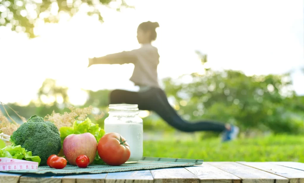 woman-who-eats-healthy-and-exercises
